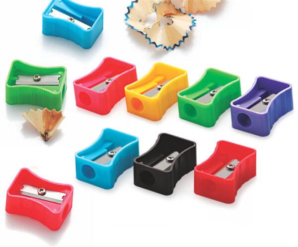 Radius plastic sharpener