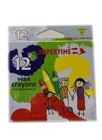 Superfine Wax Crayons 12 Pieces